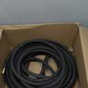 Flexon 5/8" x 100Ft Premium Rubber Garden Hose  Heavy-Duty, Commercial-Grade, All-Weather Flexibility, High Burst Strength, Crush-Proof Couplings, Kink-Resistant, Ideal for Landscaping and Job Sites