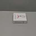 7 Color Face and Neck Massager Light Therapy, Red Light Based Facial Massager for Skin Care, Smoothing, Firming (White)