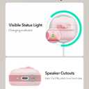 ESR for AirPods 4 Case, Compatible with AirPods 4 Generation Case (2024)(USB-C), MagSafe Compatible, Magnetic Lid Lock, Drop-Proof Protection Cover with Lanyard, Pulse Series,Pink
