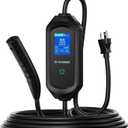 Level 1/2 Tesla Charger 5M, Electric Vehicle Portable Charger 16 Amp,3.6KW Home EV Charging Station 110-240V Tesla Charger with NEMA 6-20 & 5-15 Plug