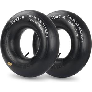 GICOOL 18x8.50/9.50-8 Inner Tubes, 2 Pack with TR13 Valve Stem, Heavy-Duty Replacement Tubes for Lawn Mowers, Tractors, Golf Carts, Scooters, Go Karts, Wagons, Trailers, ATVs, Snow Blowers