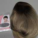 Ombre Blonde Wig for Women Long Wavy Middle Part Synthetic Brown Ombre Blonde Wig for Daily Party 20 Inch Natural Wigs