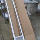 PetSafe Sliding Glass Pet Door - No-Cut DIY Install Doggy Door for Renters - Aluminum Frame - Adjustable Height 75 7/8" to 80 11/16" - Ideal for Medium Dogs Up to 40 lb - White