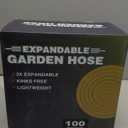 Expandable Garden Hose 100ft, 2026 New No Kink Collapsible Water Hose 100 ft, 10 Function Nozzle, Solid Brass Fittings, Durable Fabric & Latex Core, Lightweight, Flexible for Gardening, Car Washing
