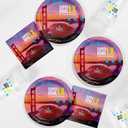 NFL Super Bowl LX 2026 Football Tailgate Party Tableware Kit, Serves 16