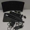 Red Light Therapy Lamp for Body, Infrared Light Therapy Lamps with Stand 660nm Red Light &850nm Near Infrared Light Therapy Lamp Device for Body at Home with Eyes Protection GogglesBrown Black