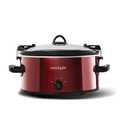 Crock-Pot 6-Quart Cook & Carry Oval Manual Portable Slow Cooker, Red - SCCPVL600-R