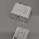 decqle Universal Travel Adapter, International Travel Plug Adapter with 2 USBC(PD 20W) ＆ 1 USBA Ports, All in One Portable Adaptor, for USA, UK, EU, AU ＆ 224+ Countries (White) US