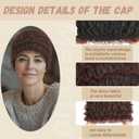 Hats for Women, Women's Flexible Cap,Light and StylishFour Seasons Collection Dark Brown (Brown)