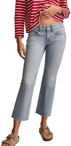 Lucky Brand Women's Sweet Mid Rise Kick Crop 14/32