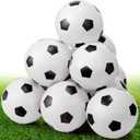 Civaner 20 Pcs Mini Soccer Basketball for Kids 4 Inch Inflatable Rubber Small Basketballs Gifts Toddlers Bouncy Toys Balls for Sports Beach Pool Theme Party Favor(Soccer Style)