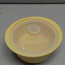 20oz Platinum Silicone Microwave Steamer Pot with Handle & Lid - Korean 100% Food-Grade Steamer Bowl, Heat-Resistant Cooker with Steam Holes, Easy Clean, Dishwasher Safe, Yellow