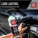 Adam's Polishes Tire Shine Combo - Spray Tire Dressing W/ SiO2 For Non Greasy Car Detailing | Use W/Tire Applicator After Tire Cleaner & Wheel Cleaner | Gives A Ceramic Coating Car Wax
