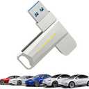 SUMK 3.2 USB Flash Drive for Tesla Model 3/Y/S/X, [Universal Model] 128GB, 200MB/S Memory Stick Compatible for Car Audio System & Dashcam Sentry Mode, Laptop, Tablet, Smart TV and Gaming Console
