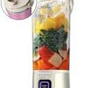 Ninja Blast Portable Blender, Cordless, 18oz. Vessel, Personal Blender For-Shakes and Smoothies, BPA Free, Leakproof-Lid and Sip Spout, USB-C Rechargeable, Dishwasher Safe Parts, Vanilla Bean, BC151VB