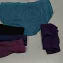 BAMBOO COOL Women's Underwear Ladies Brief Seamless Panties Moisture Wicking Stretchy Full Coverage (X-Large, Multicolor-5pack-high Waist-c)