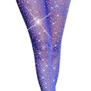 Vinicunca Fishnet Stockings for Women Sparkly