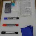 MaxGear Acrylic Dry Erase Board 16"x12"  Wall Mounted Frameless Whiteboard with Marker Holder, Markers & Eraser, Floating Non-Magnetic Writing Board for Office, School, Home, or Restaurant