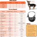 YUDODO Pet Dog Sling Carrier Breathable Mesh Travel Safe Sling Bag Carrier for Dogs Cats, L