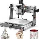 Genmitsu 3020-PRO MAX V2 CNC Router Machine, Upgraded 3 Axis Engraver for Metal, Wood, Acrylic, PCB MDF, New Structure & Offline Controller & 6pcs Limit Switches, Working Area 11.8 x 8.1 x 3.1 inch