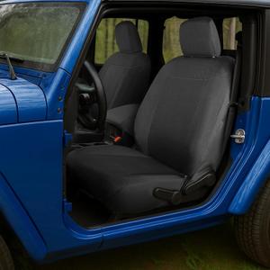GIANT PANDA Waterproof Ultradura Full Set Seat Covers for Jeep Wrangler JK 4Door Sahara Sport Rubicon Unlimited Willys Wheeler Altitude 2013 2014 2015 2016 2017,Tear Resistant Front&Rear/Back Interior