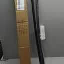 Curved Shower Curtain Rod For Bathroom 38-72 Inches, Adjustable Length, Curved Shower Rod, 0.9MM thickness, Round Shower Curtain Rods, Rotate Bracket For Large Shower Space, Need Drilling, Black