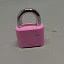 DELSWIN 4-Digit Combination Lock Outdoor Padlock - Heavy Duty Locker Lock with Hardened Steel Shackle, Waterproof Combo Lock for Gym Locker, Hasp Storage, Shed, Fence, Gate (Pink,1Pcs)