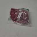 OYOANGLE Women's 3 Piece Pajama Set Lingerie Set Bra and Panty Sets with Lace Kimono Robe Mesh Nightgown (Medium, Burgundy)