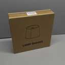 Lampshades Set of 2, Lamp Shades for Table Lamps Floor Lamps Rustic Brown Drum Lampshade- 11.6" Top x 12.6" Bottom x 9.5"High Natural Burlap (11.6X12.6X9.5 with Holders)