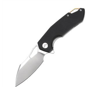 FerraMonster Pocket Knife for Men, 154CM Steel Blade, Hunting Knife Camping Folding Knives with for Outdoor, Survival, Tactical, Hunting and Camping（Black）