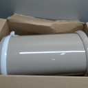 Ubbi Stainless Steel Diaper Pail, Odor Locking, No Special Bag Required, Award-Winning, Registry Must-Have, Taupe