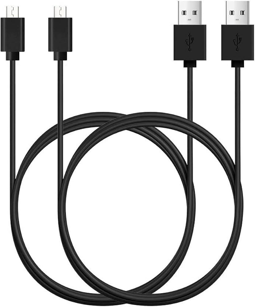 JACENT Micro USB Cable 2 Pack 10 FT/ 4 FT