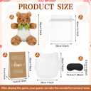 Chicingyou 4 Set Bear Blindfolded Diaper Changing Baby Shower Games with Blindfold Changing 12 Inch Bear Dolls Diapers Gift Bags for Baby Shower Gender Reveal Raffle Party Game