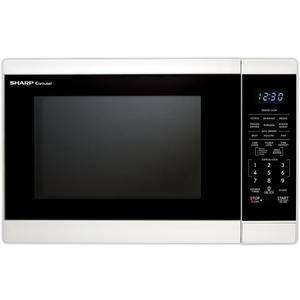 SHARP Countertop Microwave Oven with Removable 12.4" Carousel Turntable, 1100 Watt, 1.4 Cubic Feet, White