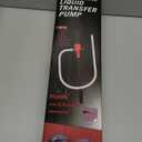 Portable Transfer Pump Battery Operated Electric Siphon Pump for Gas, Fuel, Diesel, Water Transfer 2.4 GPM Flow Oil Extractor -Easy to Use Hand Fuel Pump, Multi-Use Siphon Fuel Transfer Pump, 1 Pack (Standard)