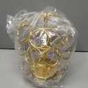 K Cup Holder, Carousel Coffee Pod Holder Compatible with 27 K Cup, Spins 360-Degrees, 3 Tier K Cup Organizer for Kitchen Counter Home or Office Storage, Anti-Slip Base, No Assembly, Gold