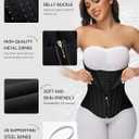 SHAPSHE Waist Trainer for Women Tummy Control Waist Cincher Corset Sport Workout Body Shaper Postpartum Belly Band Gym, M