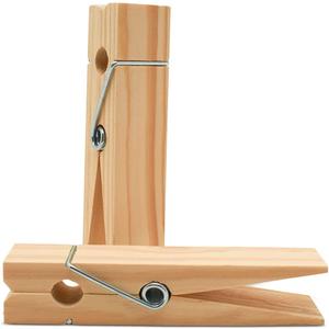 Oversized Wooden Clothespins 6-inch, Pack of 10 Large Clothes Pins Heavy Duty for DIY Laundry Room Dcor and Crafts, by Woodpeckers