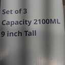 Glass Canisters for Kitchen  Set of 3 Large Food Storage Containers  70Oz Storage Jars with Stainless Steel Lids  Suitable for Snacks, Flour, Sugar, Pet Treats  Screw-On Lid