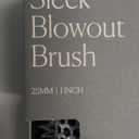 Round Brush for Blow Drying - Extra Small Ceramic Thermal Ionic Roller Brush for Sleek, Salon Blowout - Lightweight Round Hair Brush for Precise Styling and Manageable Hair (Bristle 1in, Barrel 1in)