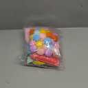 CANREVEL Pre-Strung 3D Happy Birthday Banner, 3 PCS Pastel Felt Garland, Pom Pom Garland, Triangle Fabric Bunting, Reusable Pastel Birthday Decorations for Women Girls