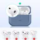 ESR for AirPods Pro 3 Case, Compatible with AirPods Pro Case 3rd Generation (2025), Compatible with MagSafe, Full Drop Protection Cover with Lanyard, Dark Blue