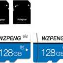 128GB Micro Sd Card Class 10 Memory Card with sd Adapter Fast Speed TF Card for Tablet/Mobile Phone/Camera -2PCS