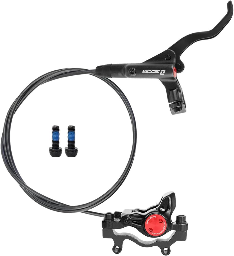 Zoom HB875 Hydraulic Disc Brakes Set, Black, Mountain Bike Right Rear 1450mm, Suitable for Mountain Bikes and Fat Bikes