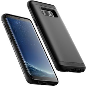 JETech Shockproof Case for Samsung Galaxy S8, Dual Layer Protective Phone Cover with Shock-Absorption (Black)