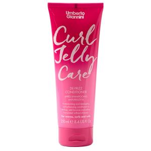Umberto Giannini Curl Jelly Care, Vegan & Cruelty Free De-Frizz Conditioner for Curly or Wavy Hair, 250 ml