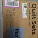 Love's cabin King Size Quilt Set Umber Bedsp... for All Season - 3 Piece (1 Quilt, 2 Pillow Shams)