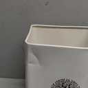 PERFNIQUE Kitchen Compost Bin, 1.7 Gallon Countertop Compost Bin with Lid, Indoor Compost Bin Includes 2 Carbon Filters, Small Compost Bucket, Food Waste Bin for Kitchen with Trash Bags (Cream White)