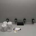 Solfart 4 Lights Matt Black Bathroom Vanity Lights Over Mirror