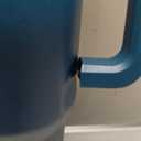 40 oz Tumbler with Handle and 2 Straws,2 in 1 Lid Insulated Water Bottle Stainless Steel Travel Coffee Mug,Indigo Black